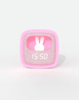 Réveil enfant Billy Clock Marshmallow MOB, réveil veilleuse avec petit lapin lumineux