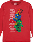 T-shirt Ninjago LEGO® LWTAFFY 622 rouge pour enfant - LEGO® kidswear