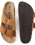 Arizona Soft Footbed Nubuck/Suede Leather - Mink