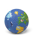 Grande balle en caoutchouc 18 cm Little L World Ball, thème monde pour enfant