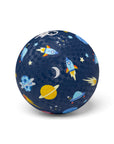 Grande balle en caoutchouc 18 cm Little L Space Ball, thème de l'espace pour enfant