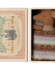 Sleepy wakey baby mouse in matchbox - Rose