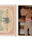 Sleepy wakey baby mouse in matchbox - Rose