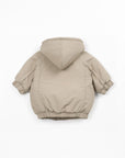 Parka Drawing Play Up pour bébé, fermeture éclair frontale, poignets et ceinture élastiques