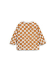 Printed Flamé Jersey Ls T-Shirt Tones Saffron