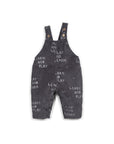 Printed Corduroy Jumpsuit Grafite