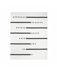 Grey and white rug 130x160 cm