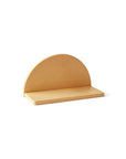 STAR mustard semi-circle shelf