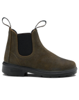 Chelsea Boots - Waxed Suede Dark Olive 2496