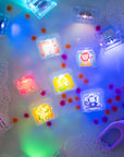 Zany Zoo Light-Up Cubes, pack de 6 cubes lumineux pour le bain