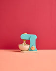 Blue stand mixer