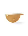 STAR mustard semi-circle shelf