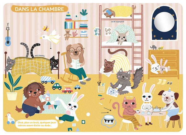Mon très grand livre d'éveil - Bonne nuit les animaux ! Auzou