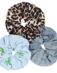 Accessories Scrunchie 3-Pack Blue Bell