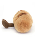 Peluche Amuseables Baguette Jellycat, de face, avec ses bottines