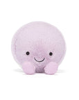 Peluche Amuseables May Macaron Lavender Jellycat, de face, teinte lavande