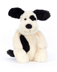 Bashful Black & Cream Puppy Medium