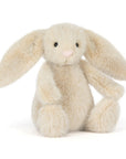 Peluche Wheat Flufflet Bunny Jellycat, de face, assise