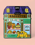 Carnet de coloriage boulangerie French Baguette OMY avec stickers, vue d'ensemble