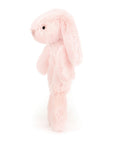 Hochet anneau lapin rose Bashful