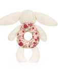 Blossom Cream Bunny Berry Ring Rattle