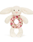 Blossom Cream Bunny Berry Ring Rattle