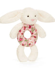 Blossom Cream Bunny Berry Ring Rattle