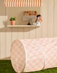 STAR checkered apricot play tunnel