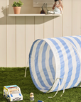 STAR blue striped play tunnel
