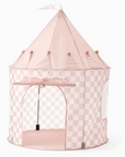 STAR apricot checkered play tent