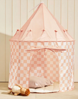STAR apricot checkered play tent
