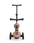 Trottinette évolutive bébé Highwaykick 1 Push and Go Mocha Scoot & Ride, guidon ergonomique
