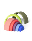 Small Rainbow Greens, Pinks And Blue