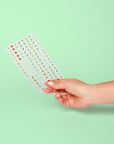 Stickers de nail art Paris fluo OMY, 120 motifs repositionnables, autre angle
