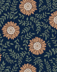 Loupiots - garçon yeux marrons motif à carreaux et fille yeux marrons motif Marguerite réglisse