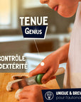 Couteau éducatif Genius Cut - Sorbet Pastèque – grip ergonomique et ambidextre