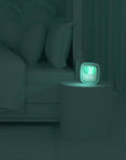 Billy Clock and light - Turquoise