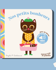 Livre sonore bébé Livre sonore Nos petits bonheurs de Ingela P Arrhenius, Marcel & Joachim : six sons et un miroir