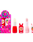 Duo baumes à lèvres enfant mangue et sucre d'orge Inuwet Angel Kiss, coffret de Noël