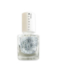 Waterbased Nail Polish Kids Green - Glitter Silver Dreamer