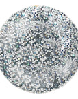 Waterbased Nail Polish Kids Green - Glitter Silver Dreamer