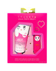 Coffret cadeau rose crème mains et baume à lèvres cerise Inuwet Wiz pour enfant
