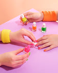Waterbased Nail Polish Kids - Neon Yellow - Pineapple Scent