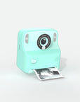 Appareil photo instantané turquoise pour enfant Pixiprint MOB, impression sans encre en 10 secondes