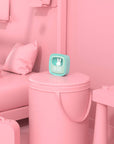 Billy Clock and light - Turquoise