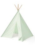 Light green teepee tent