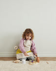 KID'S HUB grey apron set