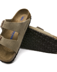 Arizona Soft Footbed Suede Leather - Taupe