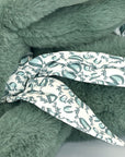 Peluche lapin pantin vert sauge Lapin DOUDOU – taille 25 cm