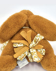 Peluche lapin pantin ocre Lapin DOUDOU – idéal en cadeau de naissance